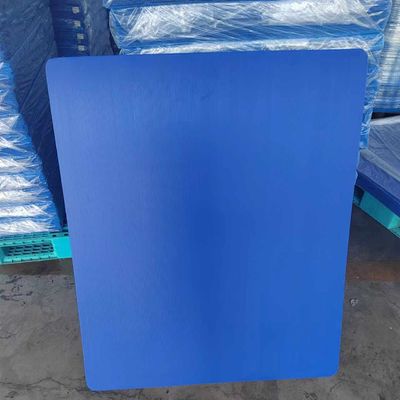 Blue Corrugated Plastic Sheet 1200mm Width Polypropylene Hollow Sheets Customized