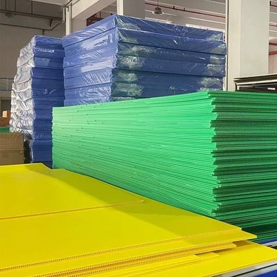 Waterproof Hollow PP Sheet UV Resistant Corrugated Plastic Board Recyclable