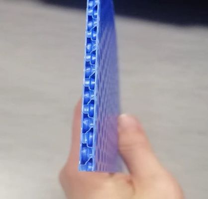 Chemical Resistant Honeycomb Corrugated Sheets Grey Honeycomb Plastic Panels 1220*2440mm
