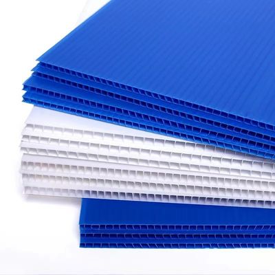 Customized Corrugated Plastic Sheet Blue White Red Yellow Green Hollow Plastic Sheet