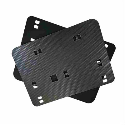 2mm - 12mm Black Corrugated Plastic Sheet Customized PP Plastic Board