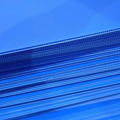 Smooth Polypropylene Hollow Sheet 2mm - 10mm Lightweight Plastic Panels Blue