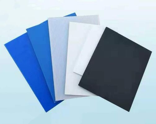 White / Black Hollow Plastic Board Recyclable PP Corrugated Board