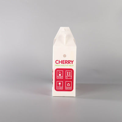 Eco Friendly Fruit Packing Boxes White Fruit Shipping Boxes Impact Resistant