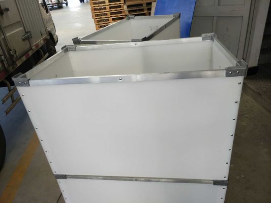 Anti Pressure Foldable Plastic Moving Boxes Lightweight Corrugated PP Box Stackable