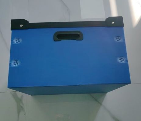 Customized Reusable Plastic Moving Boxes Corrugated Hollow Board Box 50kg Load Capacity