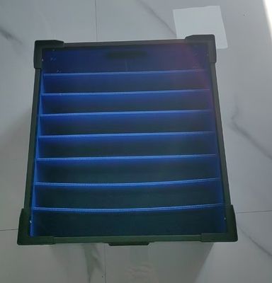 Customized Reusable Plastic Moving Boxes Corrugated Hollow Board Box 50kg Load Capacity