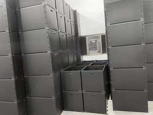 Waterproof Plastic Reusable Boxes Customized Corrugated Plastic Totes Lightweight
