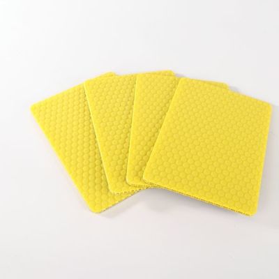 Yellow Polypropylene Honeycomb Sheet Anti Static Plastic Honeycomb Panels Recyclable