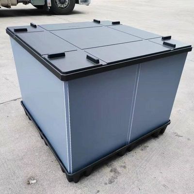 1120mm Collapsible Pallet Bins Agriculture Plastic Bulk Containers Reusable
