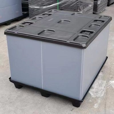 1120mm Collapsible Pallet Bins Agriculture Plastic Bulk Containers Reusable