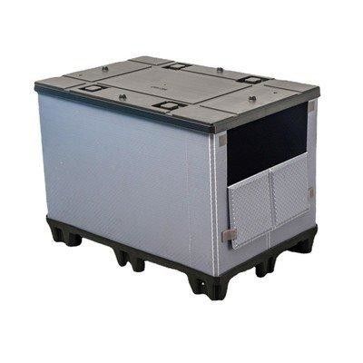2mm - 11mm Plastic Pallet Box Waterproof Collapsible Pallet Pack Containers Customized