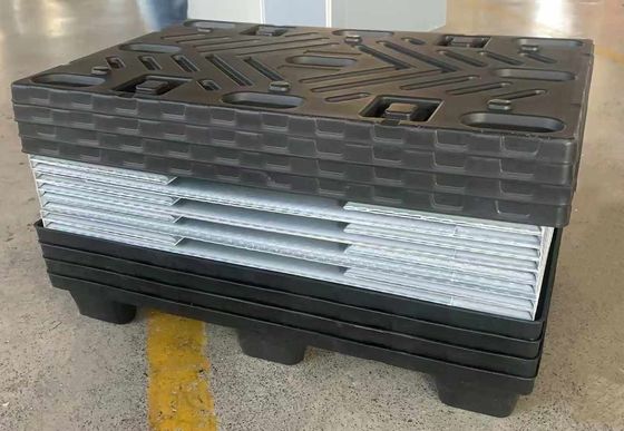 Customized Plastic Pallet Box Industrial Plastic Pallet Crates 440x340x155mm