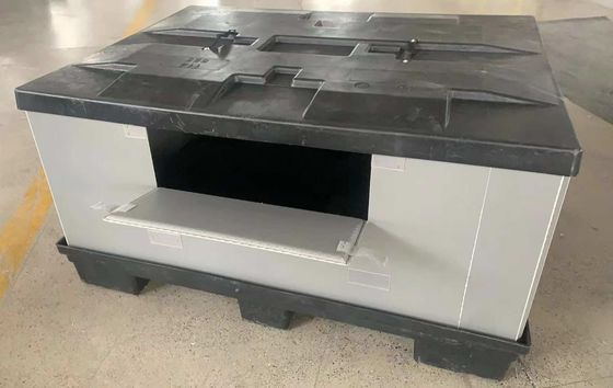 Customized Plastic Pallet Box Industrial Plastic Pallet Crates 440x340x155mm