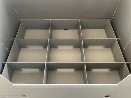 Foldable Plastic Turnover Box Stackable Pallet Sleeve Box Rectangular