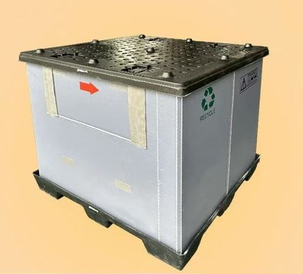 565x455x290mm Plastic Pallet Box PP Honeycomb Sheet Reusable Pallet Containers Nestable