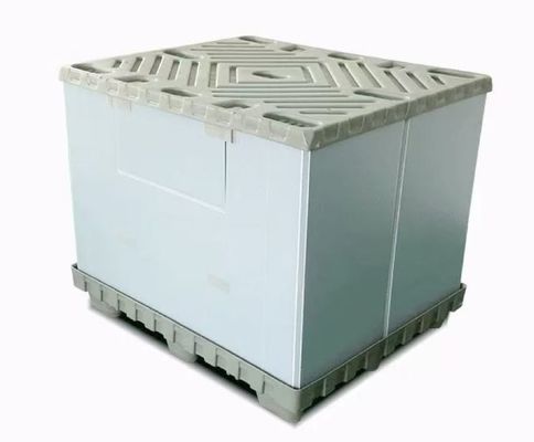 Coaming Collapsible Pallet Container Recyclable Plastic Moving Container Customized