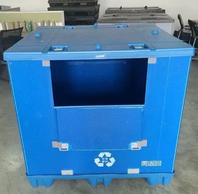 Polypropylene Plastic Pallet Box Corrosion Resistant Foldable Pallet Boxes Durable