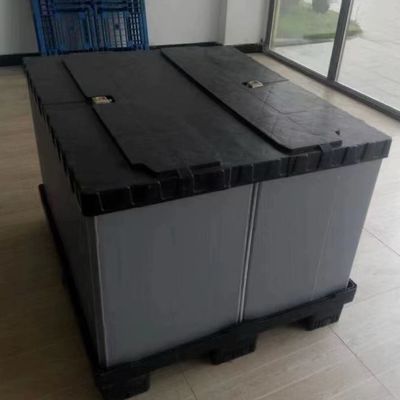 Solid Plastic Pallet Box 2mm - 11mm Plastic Moving Boxes Environmntally Friendly