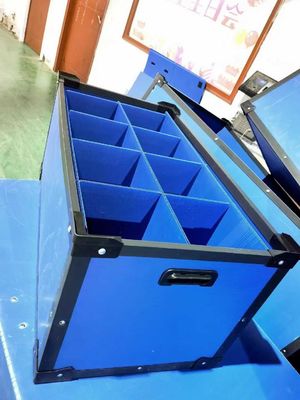 Strong Hardness Plastic Corrugated Containers Recyclable Polypropylene Corrugated Box Customized
