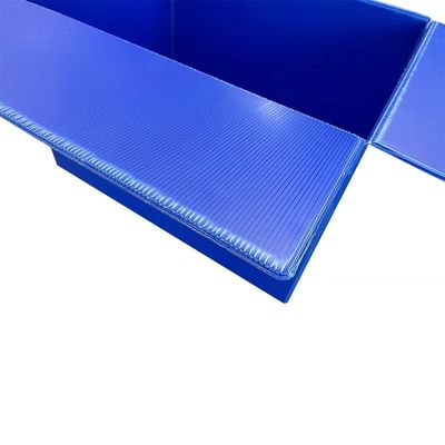 Recyclable Corrugated Polypropylene Boxes Impact Resistant Plastic Corrugated Box Good Bearing