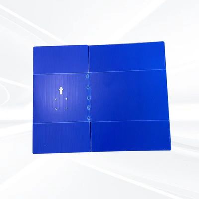 Recyclable Corrugated Polypropylene Boxes Impact Resistant Plastic Corrugated Box Good Bearing