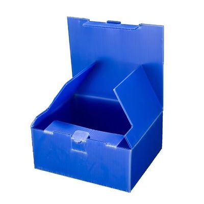 Waterproof Plastic Corrugated Containers Lightweight Reusable Plastic Shipping Boxes Rectangular