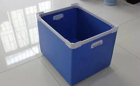 Recyclable Plastic Corrugated Containers Rectangular Corrugated Plastic Bins OEM