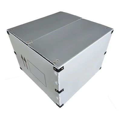 Recyclable Plastic Corrugated Containers Rectangular Corrugated Plastic Bins OEM
