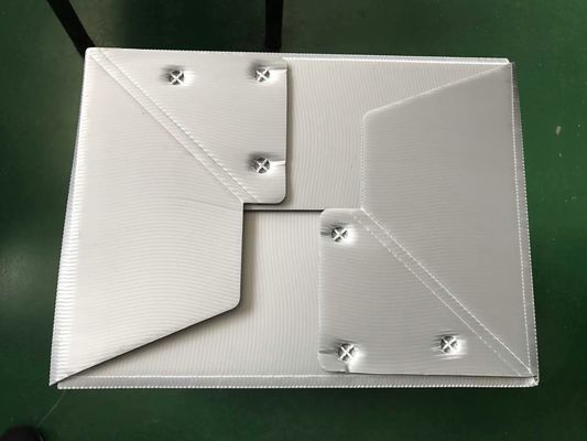 Shockproof Plastic Corrugated Containers Customized Polypropylene Corrugated Boxes Rectangular