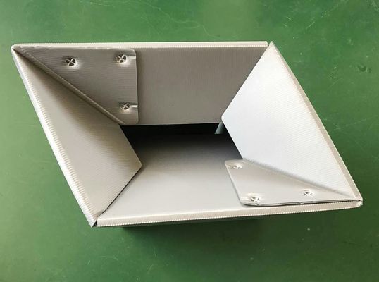 Shockproof Plastic Corrugated Containers Customized Polypropylene Corrugated Boxes Rectangular