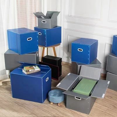 Rectangular Plastic Corrugated Containers Recyclable Plastic Corrugated Totes Customized