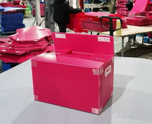 Customized Corrugated Plastic Storage Boxes Printable PP Corrugated Box Stackable