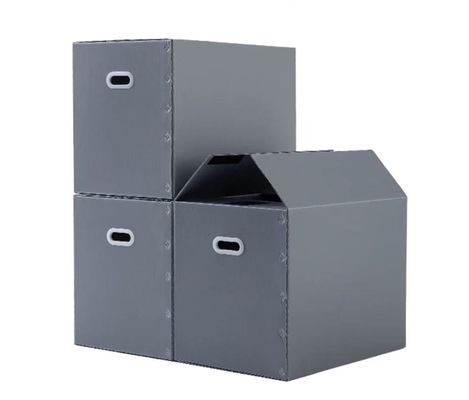 Waterproof Plastic Corrugated Containers Stackable Corrugated Polypropylene Box Lightweight