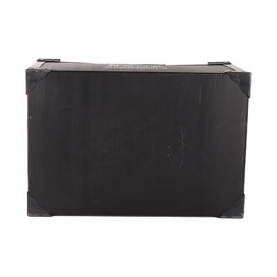 Recyclable Plastic Shipping Box Black Corrugated Box UV Resistant With Strong Frame