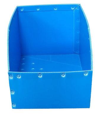 Waterproof Corrugated Storage Bins Reusable Plastic Archive Storage Boxes Stackable