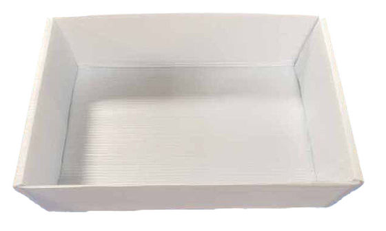 White Plastic Corrugated Boxes Customized Corrugated Plastic Crates Waterproof For Wardrobe