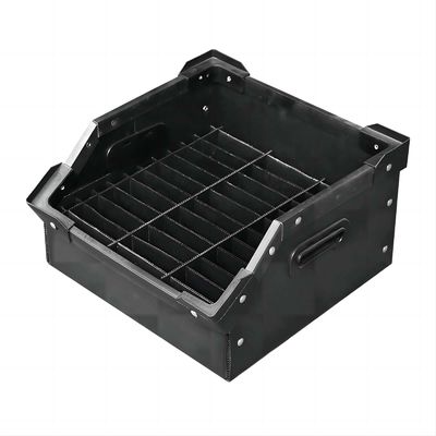 Black Plastic Divider Box Chemical Resistant Corrugated Divider Boxes Lightweight