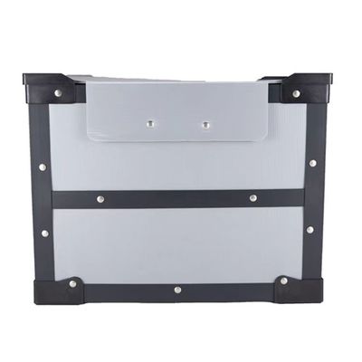 Anti Corrosion Plastic Shipping Box Rectangular Fluted Plastic Containers Customized