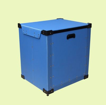 Industrial Plastic Shipping Box Blue / Green Corrugated Plastic Moving Boxes