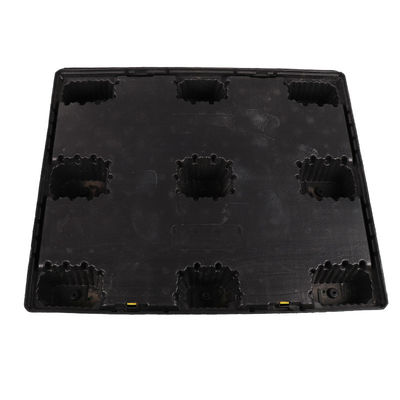 10L Capacity Collapsible Plastic Crate Customized Pallet Plastic Box Blue
