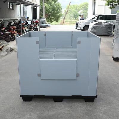 Recyclable Plastic Collapsible Box Waterproof Pallet Container 10L Capacity