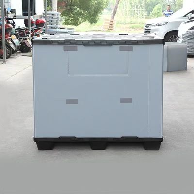 Recyclable Plastic Collapsible Box Waterproof Pallet Container 10L Capacity