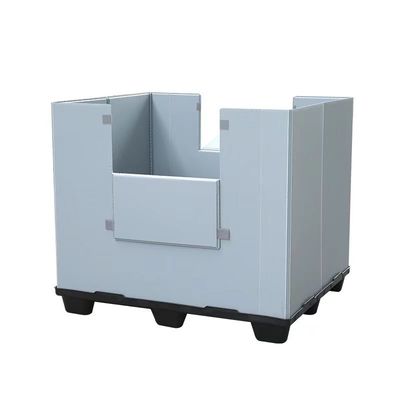PP Collapsible Plastic Boxes Stackable Plastic Foldable Box Lightweight