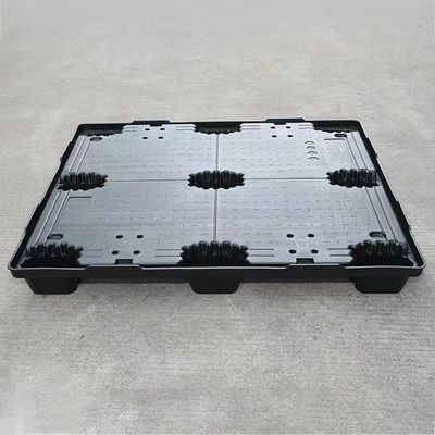 Cajas plegables de plástico impermeables Cajas de palets plegables rectangulares apilables