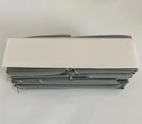 Rectangular Foldable Plastic Box Lightweight Plastic Divider Box Gray