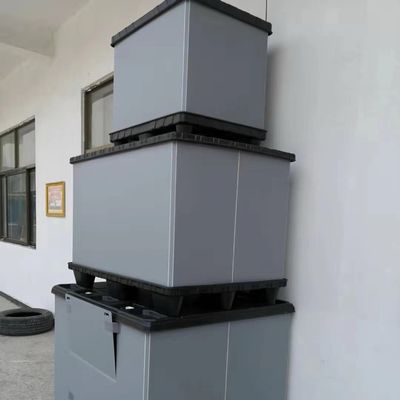 Lightweight Plastic Collapsible Box Portable Folding Plastic Pallet Box Reusable