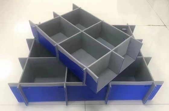 Caja de divisores de plástico personalizados Caja de lámina de PP corrugado Multiusos