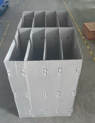 Durable Plastic Dividers Box Hollow Board Carton Container Stackable