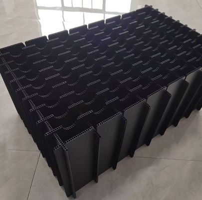 Anti Static Plastic Dividers Box Corrugated Multi Compartment Plastic Storage Boxes Rectangular